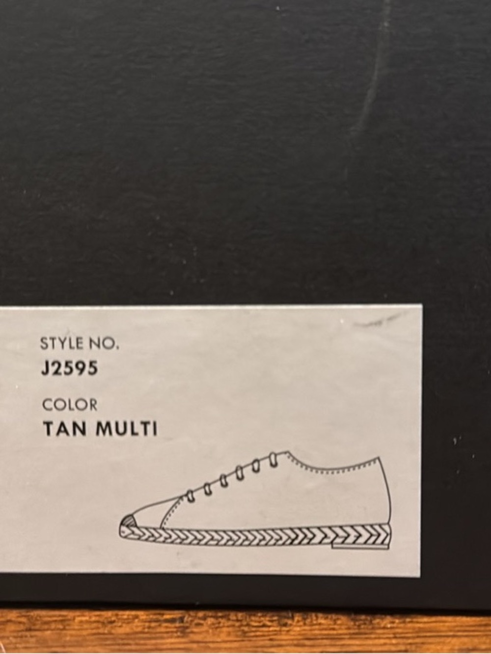 J.Crew NIB Leopard Lace-Up Espadrille Flat Tan Size 6 - Picture 3 of 3